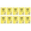10x Spirax 303 Super Size Exercise Book 4mm Qld Ruled 64 Pages Notebook Yellow