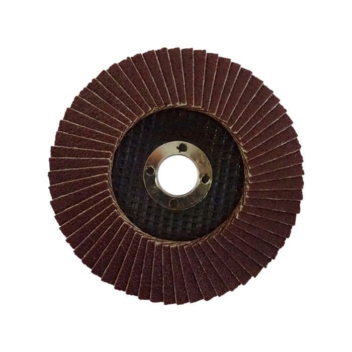 Josco Brumby Flap Disc 100x16mm  60grit 5pk Aluminium