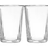 2PK Maxwell & Williams Blend Stripey Double Wall Borosilicate Cup  - 360ml