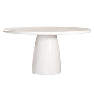 Home Bazar 120cm Marble Finish Roma Dining Table