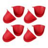 4pk Appetito Heat Resistant Silicone Oven Mitts Set 2 Red