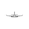 Ignite Laser Boeing 737-800NG - Next Generation Narrow-Body Airliner Silhouette Metal Wall Art Rustic Metal 15.7 inch - 40 cm