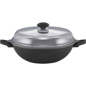 Essteele Per Salute 32cm/3.8l Cast Aluminium Multicooker W/ Insert/lid Black