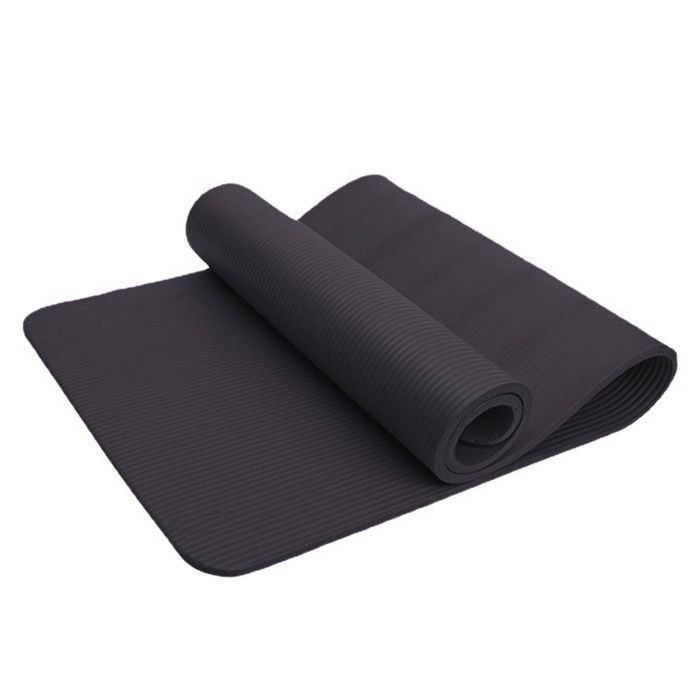 10mm Thick Yoga Mat Pad Nbr Nonslip Exercise Fitness Pilate Gym Durable 2 Colors
