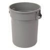 Jantex Heavy-duty Round Bin Grey 120l 820x650x570mm Commercial Waste Management Storage Plastic Stackable