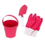Kids 3-Piece Gardening Set Pink