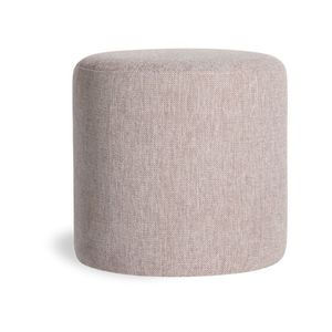 Tito Ottoman Light Grey Fabric