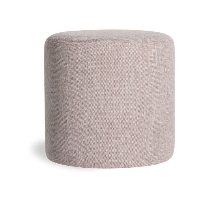 Tito Ottoman Light Grey Fabric