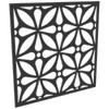 ProtectorAl 300-1200w x 300-1200h Dark Charcoal/Gloss White Morrocco Unframed Composite Deco Panel