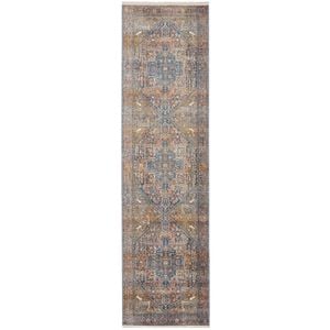 Yana Rust Runner 400x80cm Rug
