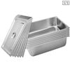 SOGA 6X 1/1 GN Pan 20cm With Lid – Stainless Steel