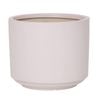Tuscan Path 37cm White Harper Drum Planter