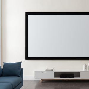 Tauris 110" Fixed Frame Projector Screen Wall Mountable 16:9