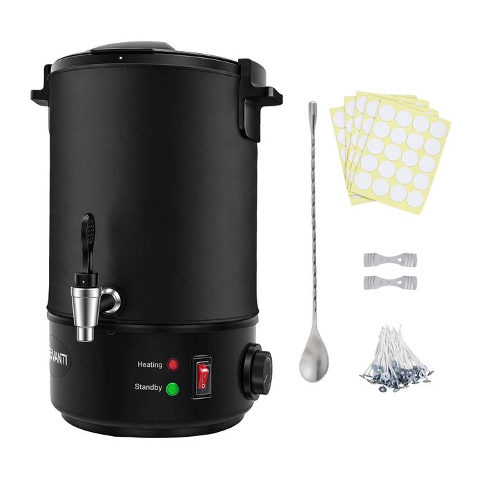 Devanti 6L Wax Melter Candle Making 1520W Melting Pot Furnace Quick Pour Spout Soy Soap