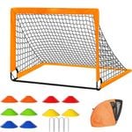 Portable Pop Up Soccer Goals for Kids and Adults - Easy Assembly Backyard Play Set