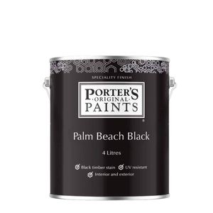 Porter's Paints 4L Palm Beach Black Timber Stain