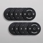 Olympic Black Bumper Plates 300KG Package