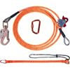 Vevor 366cm Flipline Orange Steel Core with Alloy Steel Snap Hook