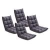 SOGA 4X Grey Lounge Recliner Gaming Chair