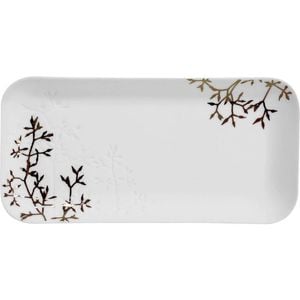 LVD Porcelain Trinket Soap Dish Medium Willow 16x17.6cm - White