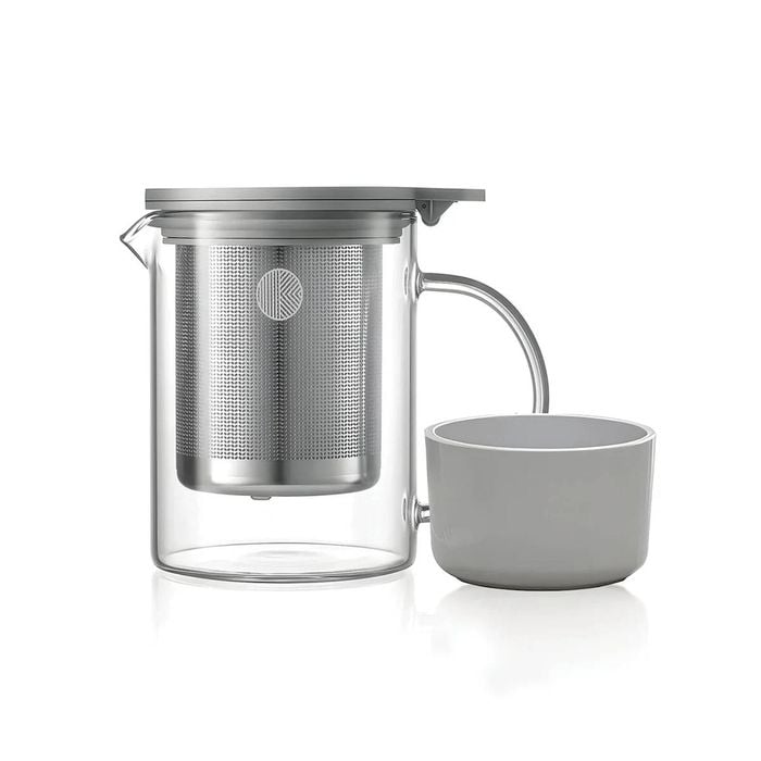 Buydeem Tea Pot Glass With Bracket 500ml