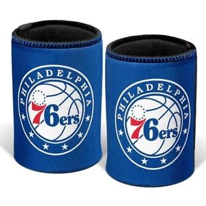 NBA Stubby Can Cooler - Philadelphia 76ers - Rubber Base - Single