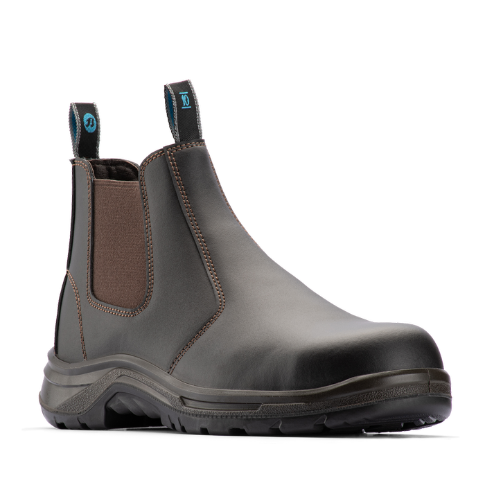 Bata Industrials Men's Brown Meteor Pull On Safety Boot UK Size 8