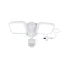 Brilliant 20W White Kratos LED DIY Twin Security Light With Motion Sensor