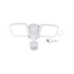Brilliant 20W White Kratos LED DIY Twin Security Light With Motion Sensor
