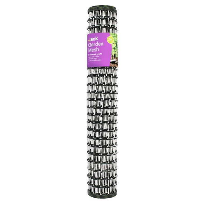 Jack 0.9 x 3m Black Mesh Plastic Trellis