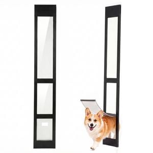 Advwin Aluminum Pet Door Doggy Door For Sliding Glass Door Adjustable Height