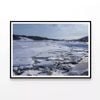 Winter Snow-Covered Trees & Sky  Print 100% Australian Made 90x60cm  (Poster)