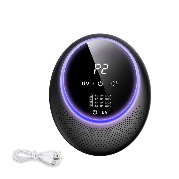 Catzon Ozone Machine Long Battery Odor Removal-black