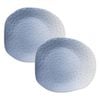 2PK Ecology Lightweight Glaze Porcelain Oyster Serving Bowl 30x28cm Midday