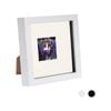 Nicola Spring 6 X 6 3d Shadow Box Photo Frame - Craft Display Picture Frame With 2 X 2 Mount - Glass Aperture - White