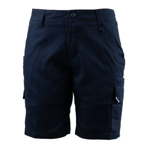 Tradie Womens Navy Cargo Shorts Size 18