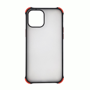 Shockproof Armour Matte Case Cover - For Apple iPhone 13 Pro (Black)