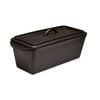 Brunswick Bakers Pre-Seasoned Cast Iron Bread Loaf Baking Pan 35x13cm Black
