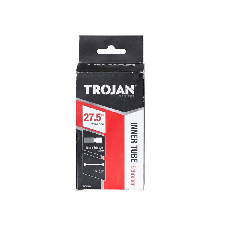 Trojan 27.5 Inch Schrader Inner Tube