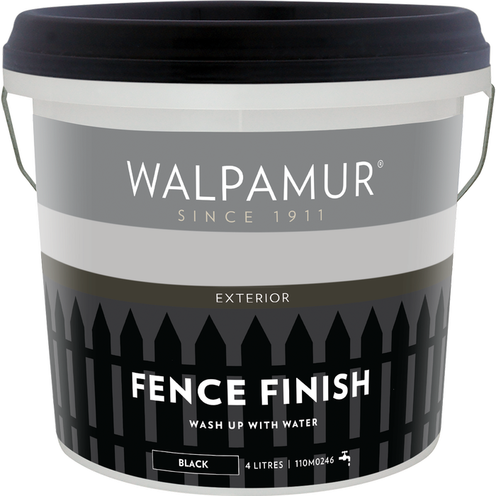 Walpamur 4L Black Fence Finish