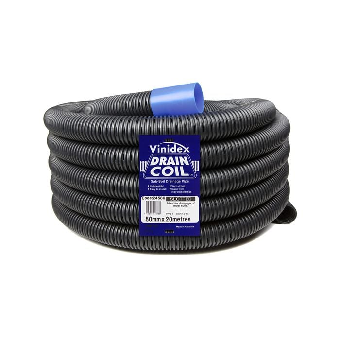 Vinidex 50mm x 20m Slotted Draincoil