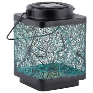 Arlec 15cm Dragonfly Pattern Decorative Solar Lantern