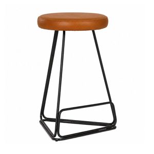 Modern Furniture Tivona Kitchen Counter Stool Tan & Black 36.5x36.5x64cm