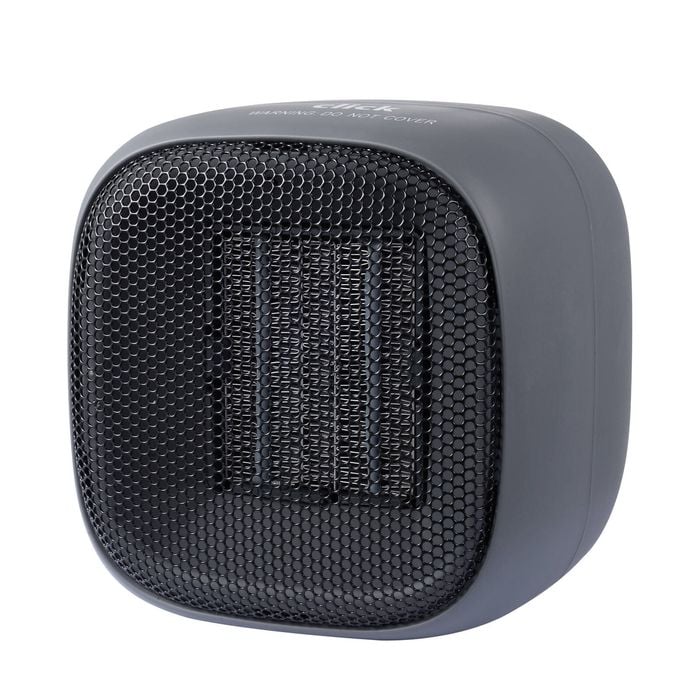 Click 600W Charcoal Desktop Ceramic Heater