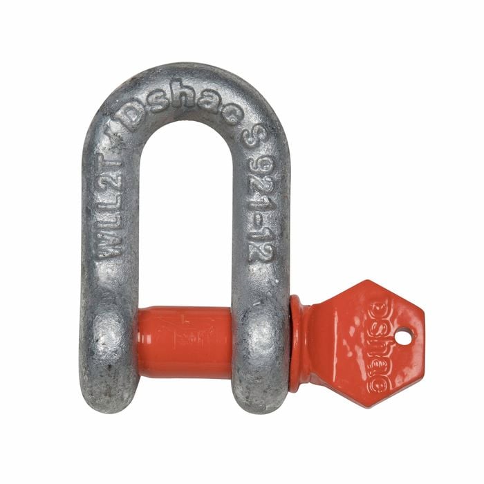 Taskmaster 12mm Galvanised D Shackle