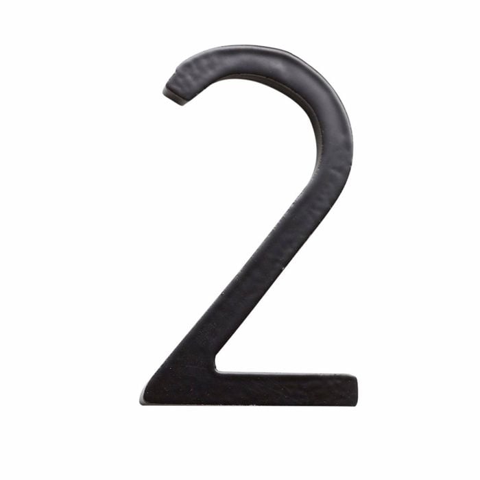 Sandleford 75mm Black Zone House Number 2
