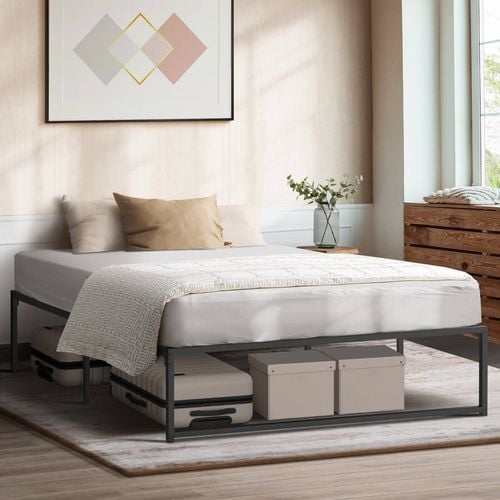 Oikiture Metal Bed Frame Base - Queen - Bunnings Australia