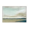 Tidal Haze Hand-Painted Textured Canvas Wall Art