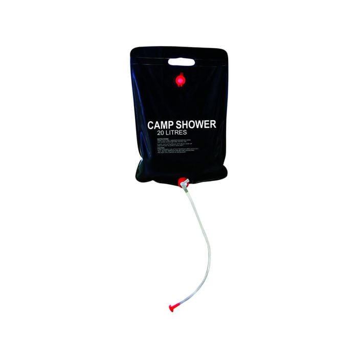 Cockatoo Camping Portable 20L/31cm Solar Shower Outdoor Travel Hiking Black