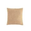 Dreamaker Embossed Teddy Fleece Cushion Natural Fawn 45x45cm